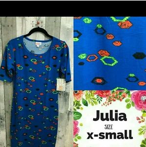 New Lularoe Julia DRESS XS Midi Bodycon